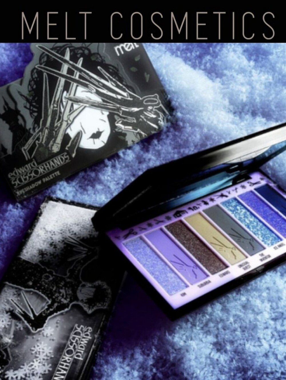 Melt Cosmetics X Edward Scissorhands Eyeshadow Palette